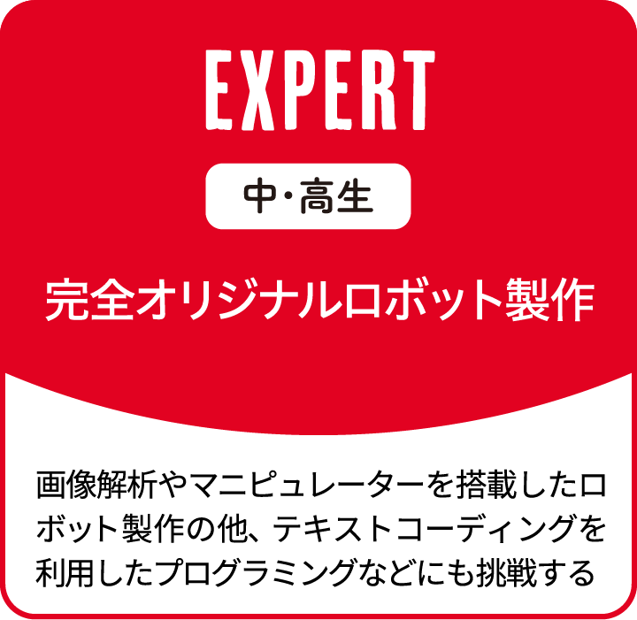 ロボッチャスクールのコース-EXPERT